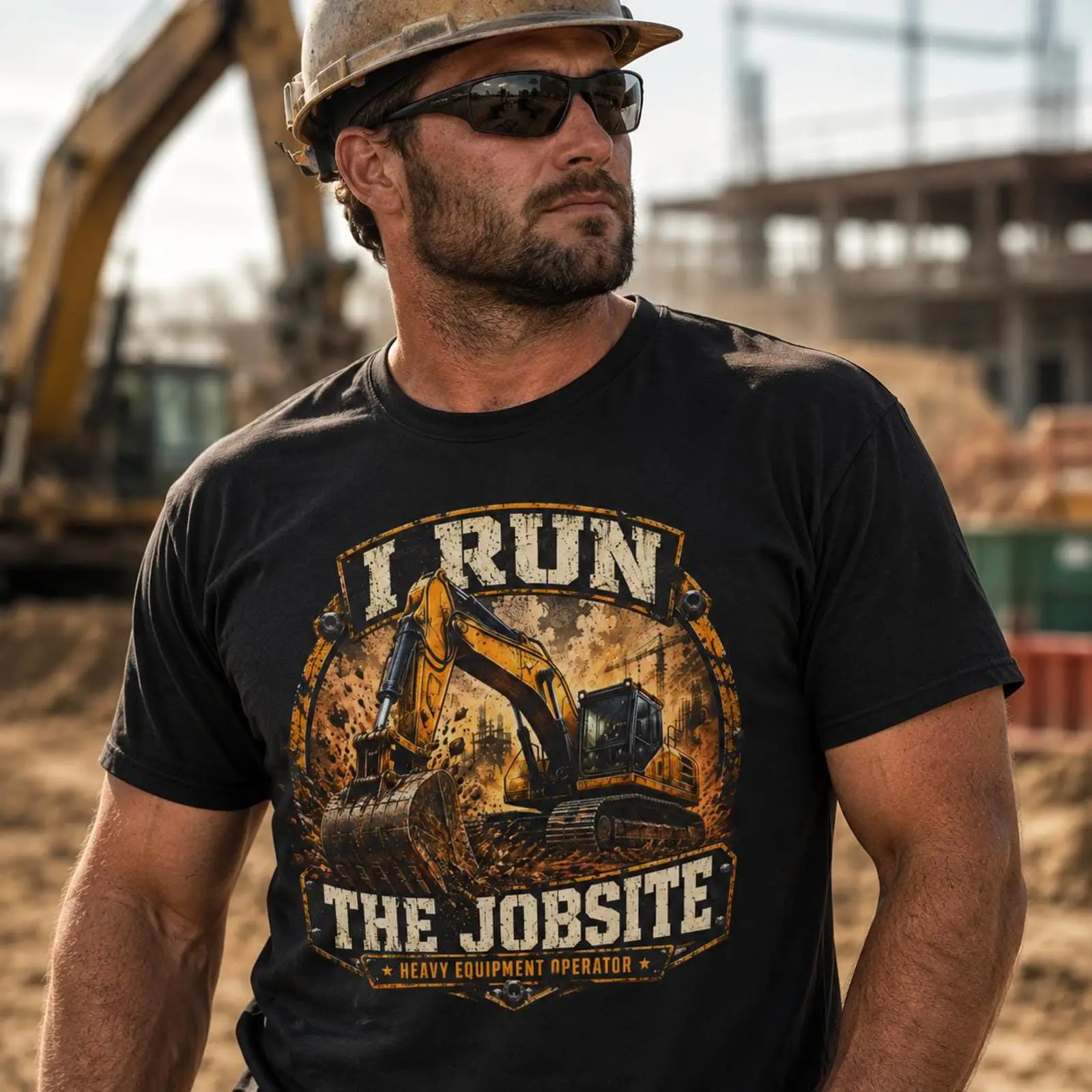 Heavy Equipment Operations - I Run The Jobsite T 셔츠