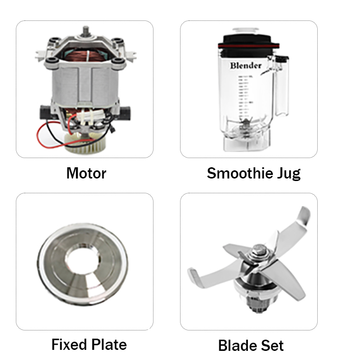Heavy Equipment Mixer - 고출력 1.8L 상업용 주방기기 화이트 헤비듀티