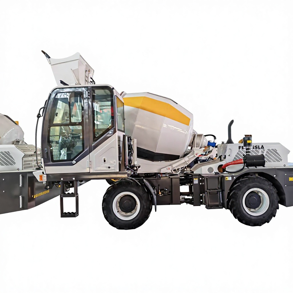 Heavy Equipment Mixer - 2.6m³ 자가 적재 콘크리트 믹서 트럭,