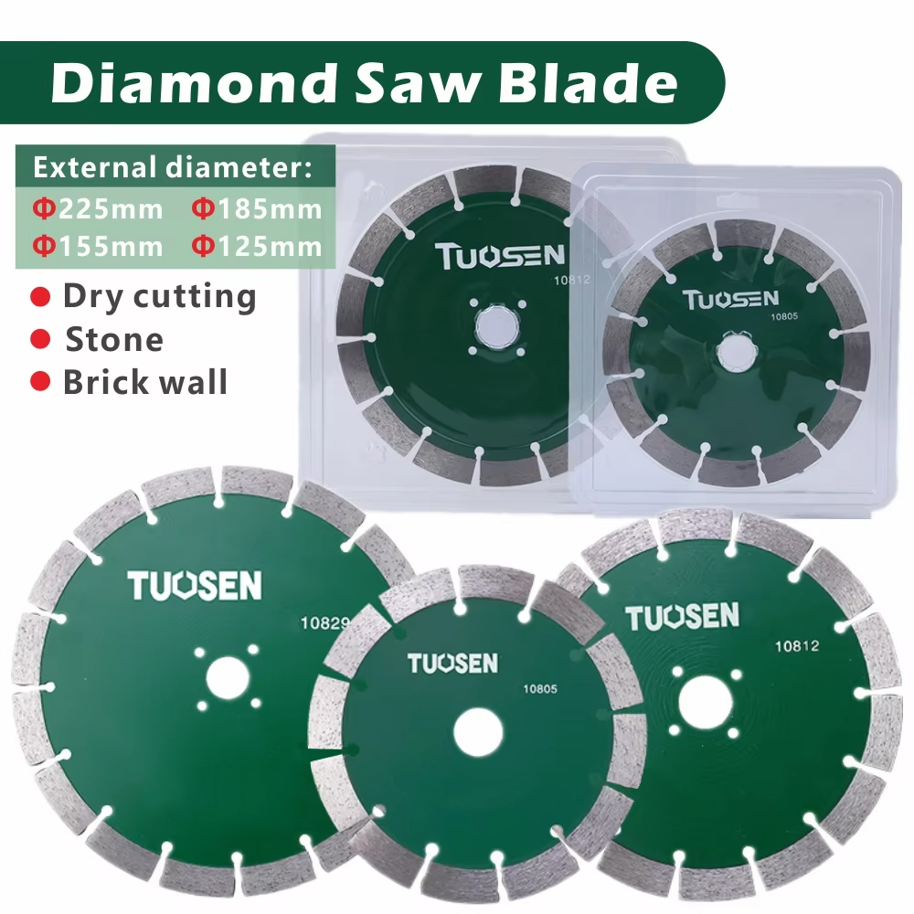 Brick Cutting Saw - 다이아몬드 톱날 125/155/185/225mm 대리석, 콘크리트, 도자기