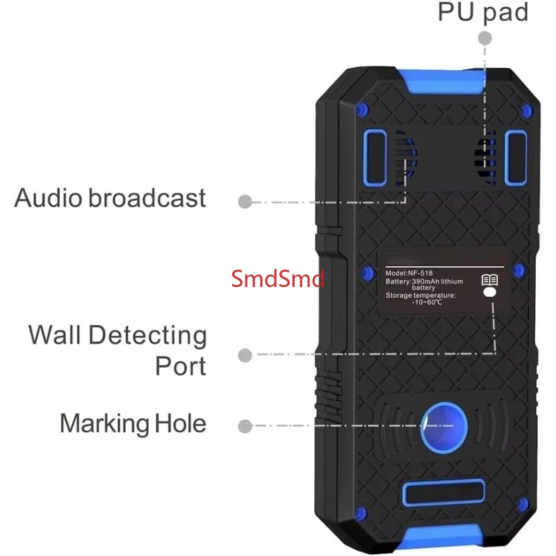 NF-518 전문 금속 탐지기 LCD HD 디지털 AC - Underground Cable Detector 리뷰 및 가격