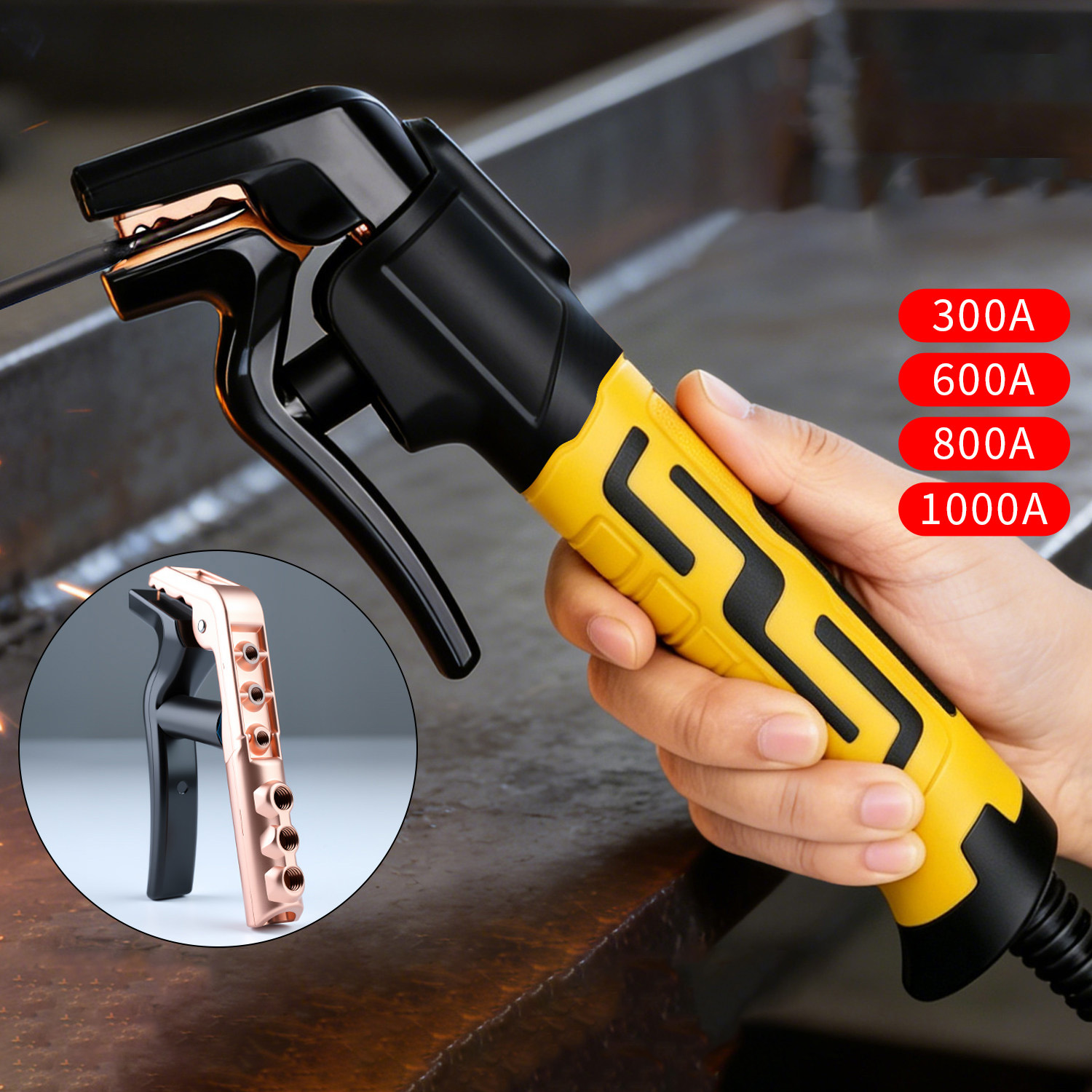 벤트 헤드 용접 전극 홀더 300A-1000A 헤비 듀 - Heavy Equipment Grinder 리뷰 및 가격