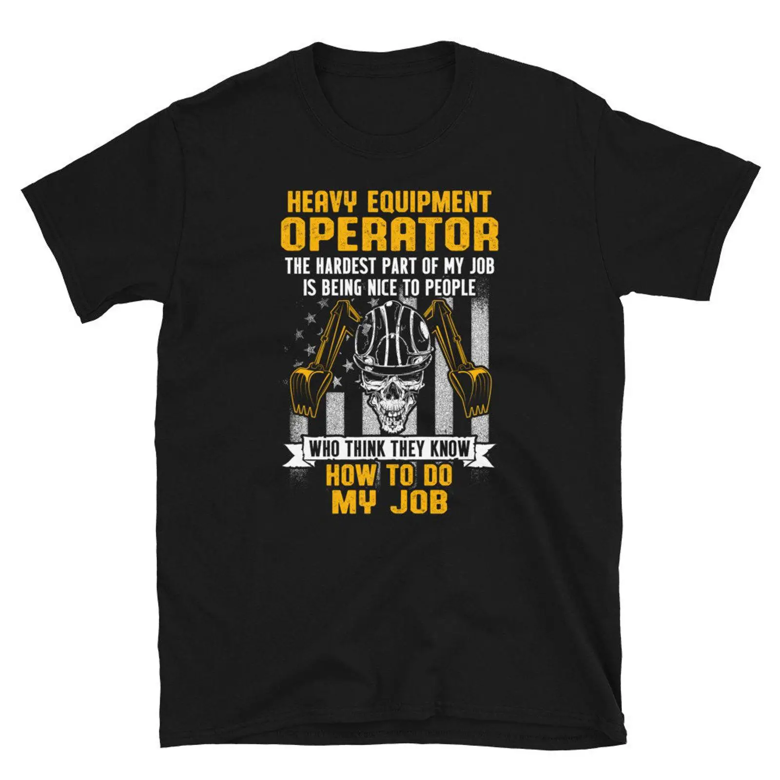 내 직업을 수행하는 방법 I 중장비 운전사 티셔츠 빈티 - Heavy Equipment Operations 리뷰 및 가격