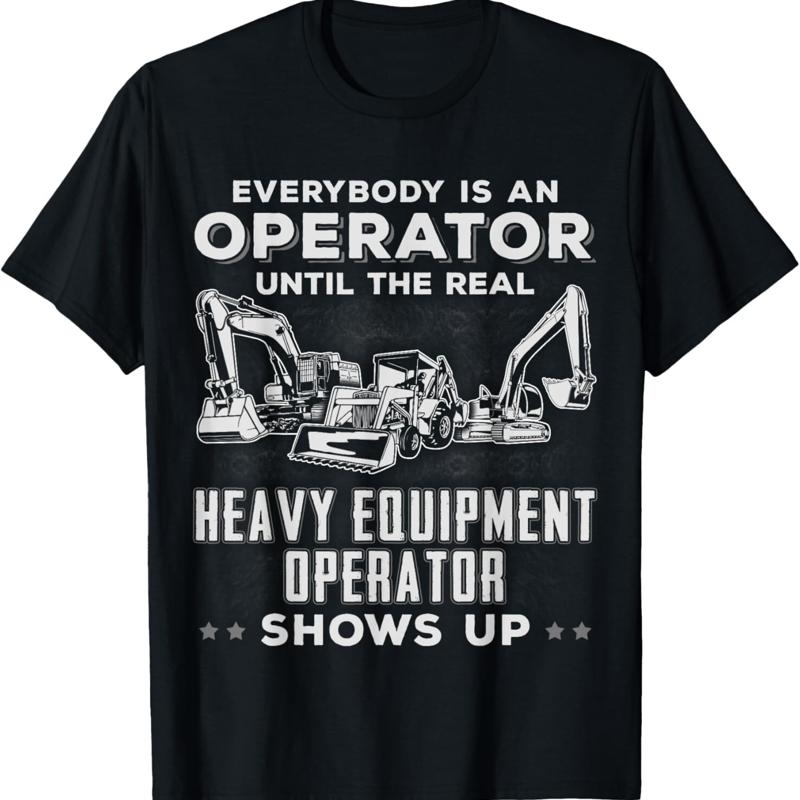 재미있는 중장비 굴착기 불도저 백호 운전사 티셔츠 캐주 - Heavy Equipment Operations 리뷰 및 가격