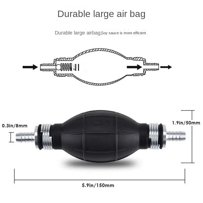 2M 길이의 휴대용 수동 가솔린 오일 펌프 자동차 연료 - Diesel Water Pump 리뷰 및 가격