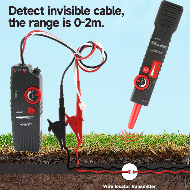 NF-820 지하 케이블 탐지기 와이어 추적기 무간섭  - Underground Cable Detector 리뷰 및 가격