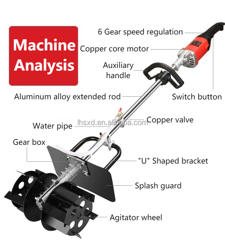 휴대용 건식 분말 혼합 콘크리트 믹서 9800W 고출력 - Heavy Equipment Mixer 리뷰 및 가격