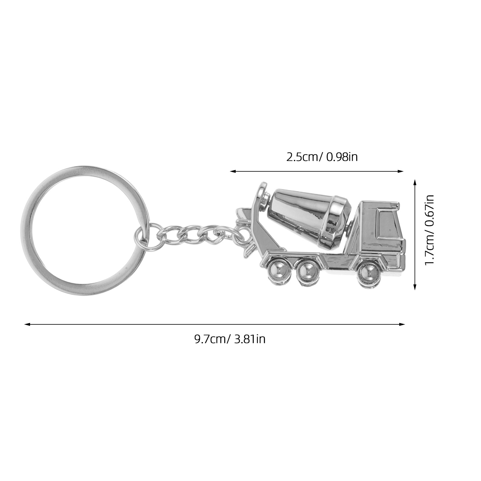 합금 믹서 트럭 열쇠고리 3D 건설 차량 중장비 자동차 - Heavy Equipment Mixer 리뷰 및 가격