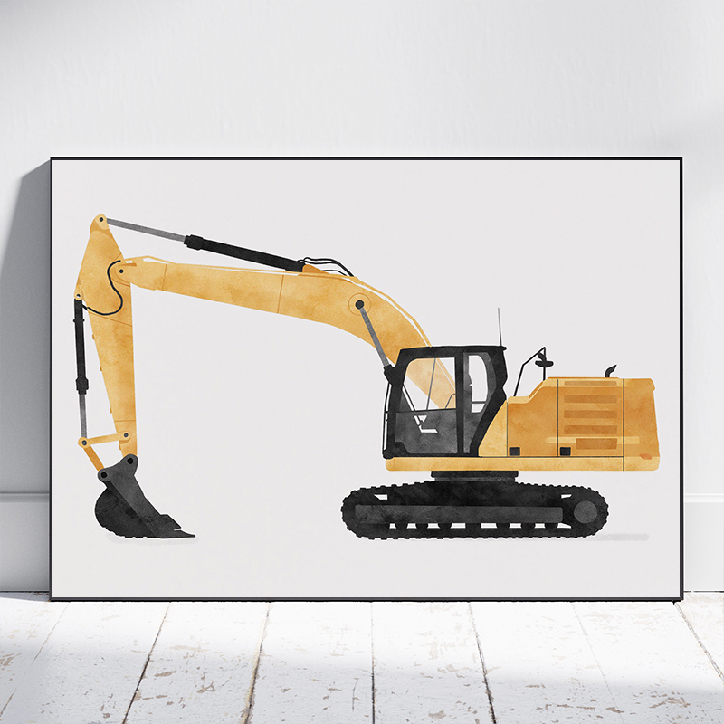 클래식 기술 진보 만화 자동차 포스터 고속철도 크루즈  - Heavy Equipment Background 리뷰 및 가격
